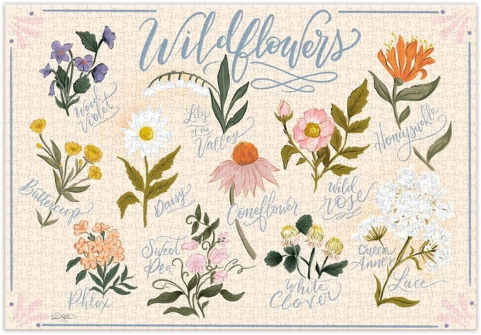 1000 Piece Jigsaw Puzzle - Wildflowers | Lang