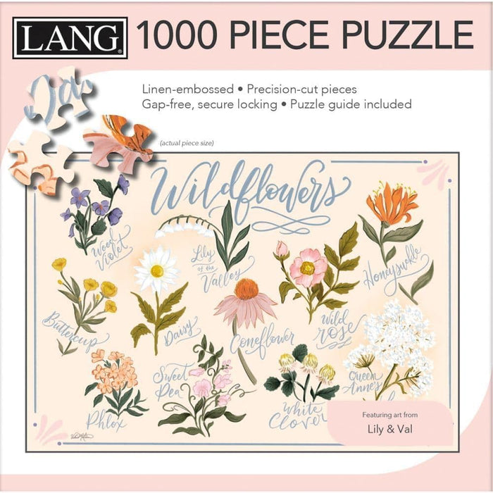 1000 Piece Jigsaw Puzzle - Wildflowers | Lang