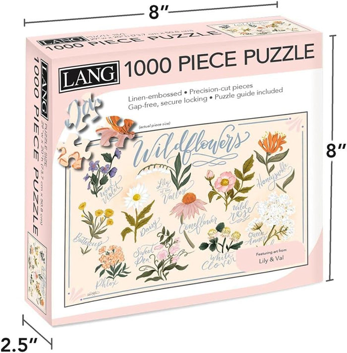 1000 Piece Jigsaw Puzzle - Wildflowers | Lang