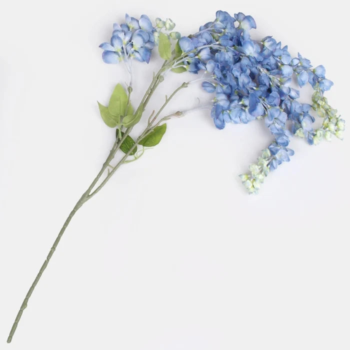 100cm Blue Trailing Wisteria - Artificial Single Stem