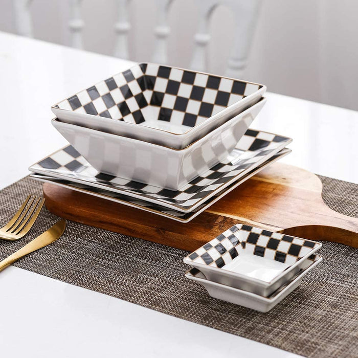 16-Piece Square Dinnerware Set