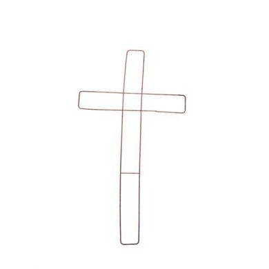 18" Wire Cross (pack of 20) - Wire Frames