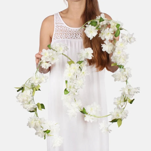 1.8m Cream Azalea Garland - Wedding Decoration