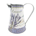 21cm Metal Round Jug with Handle 'Lavender' Design