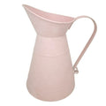 23cm Pastel Pink Metal Rustic Jug