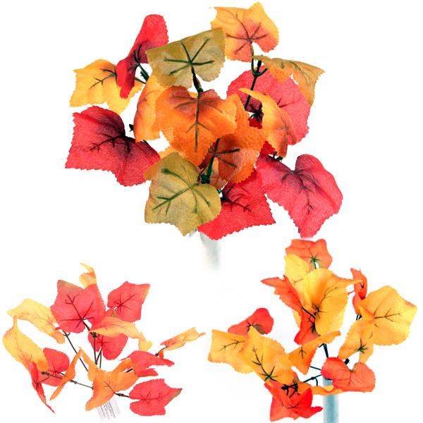 24 x 35cm Autumn Maple Leaf Bush Mixed - FULL BOX