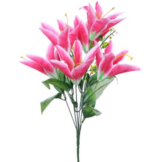 36 X Lily Bush (6 Heads) - Assorted Colours - Full Box