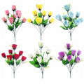 36 X Rosebud Bush (8 Heads) - Assorted Colours - Full Box