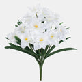 43cm Large White Daffodil Bush - 12 Heads (SB-1)
