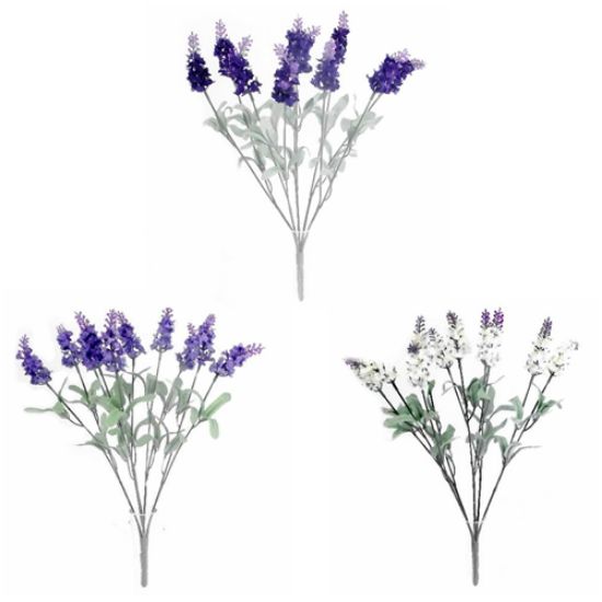 48 X 34cm Lavender Bush - Assorted Colours - Full Box