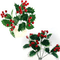 48 x 35cm Holly and Berry Bunch - Green Variegated Mix - FULL BOX