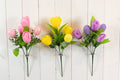 48 X 35cm Tulip and Egg Bunch - Assorted Colours - Full Box