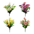 48 X Mini Lily Bush with Fern -  Assorted Colours - Full Box
