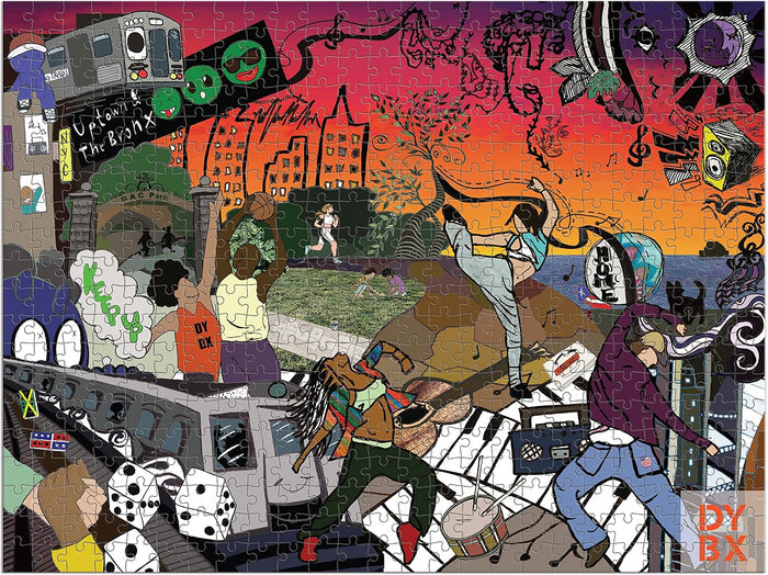 500 Piece Double Sided Jigsaw Puzzle - Romare Bearden x DreamYard | Galison