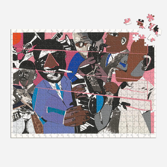500 Piece Double Sided Jigsaw Puzzle - Romare Bearden x DreamYard | Galison