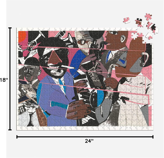 500 Piece Double Sided Jigsaw Puzzle - Romare Bearden x DreamYard | Galison