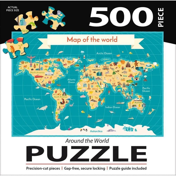 500 Piece Jigsaw Puzzle - Around the World | Turner