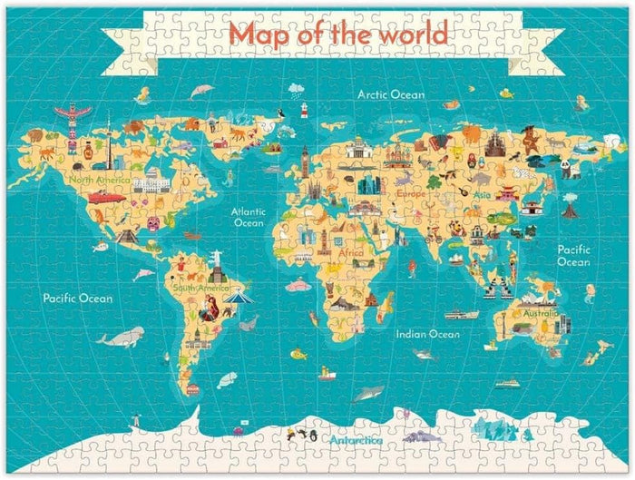 500 Piece Jigsaw Puzzle - Around the World | Turner