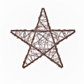 50cm Natural Rattan Grape Vine Wicker Star - Christmas Autumn