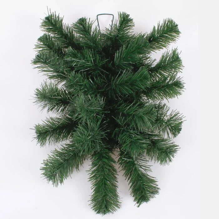 58cm Green Teardrop Wreath - Artificial Christmas Xmas