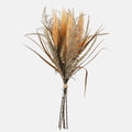58cm Large Deluxe Autumnal Dried Look Grass Bunch - Orange/Beige (S3-7)