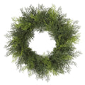 60cm (24 Inch) Conifer Wreath Green - Artificial