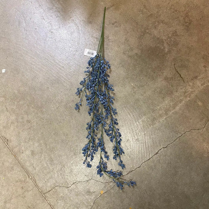 Allstate Blue Sedum Hanging Spray 31" - Artificial Flora Silk