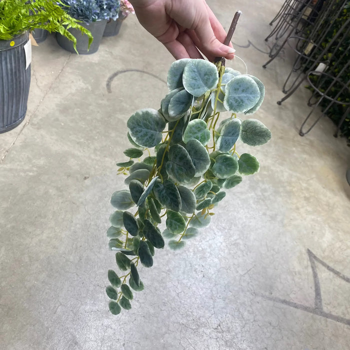 Direct Export Henna Hanging Bush 22” - Artificial Non-Flowering Plants Silk