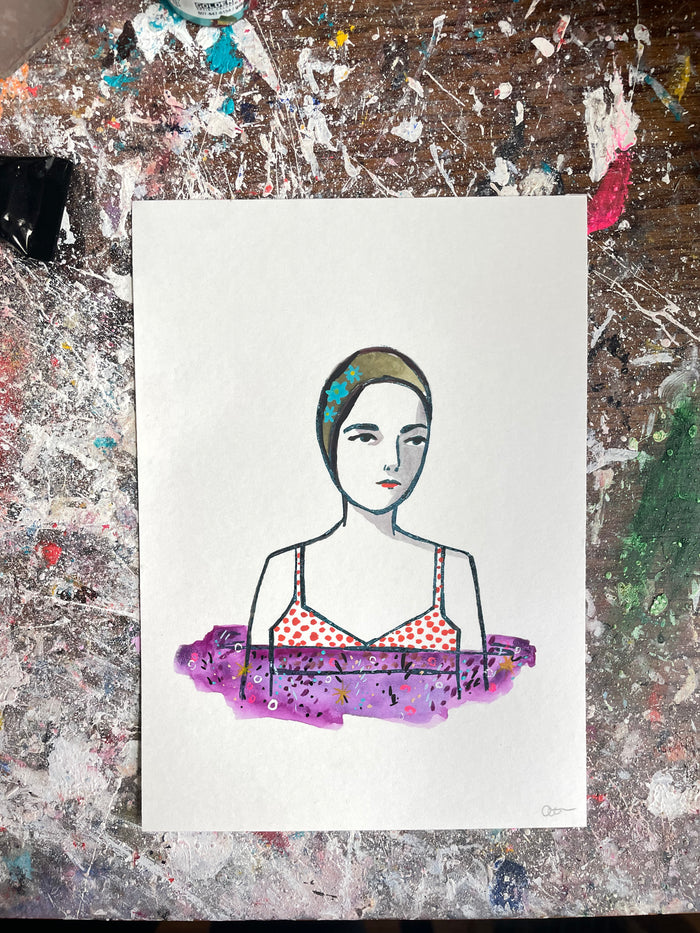 She swam in a ocean of magic