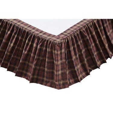 Abilene Star Bed Skirt Twin Bed Skirt- Primitive Star Quilt Shop