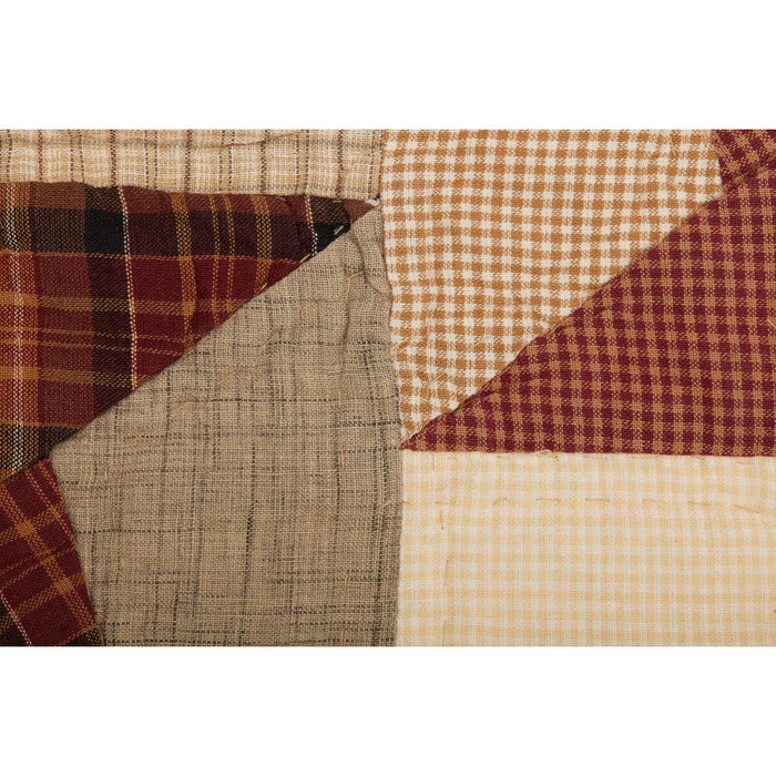 Abilene Star Quilted Runner 13x36" - Primitive Star Quilt Shop