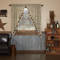 Abilene Star Scalloped Lined Prairie Curtains 63" - Primitive Star Quilt Shop