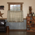 Abilene Star Scalloped Lined Tier Curtains 36" - Primitive Star Quilt Shop