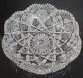 ABP cut glass low bowl American brilliant period 1886 -1915 bob57