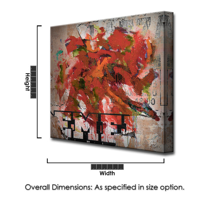 Abstract ABS No. 4' Wrapped Canvas Wall Art