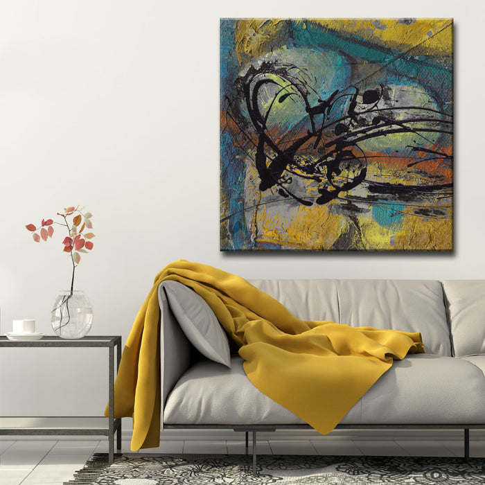 Abstract ABS No. 7' Wrapped Canvas Wall Art