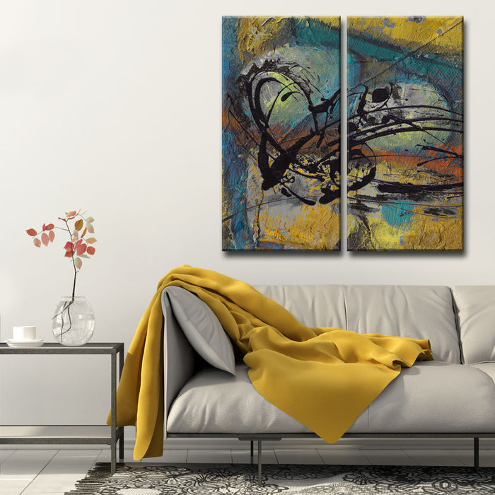 Abstract ABS No. 7' Wrapped Canvas Wall Art