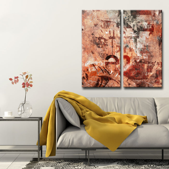 Abstract ABS XB' Wrapped Canvas Wall Art