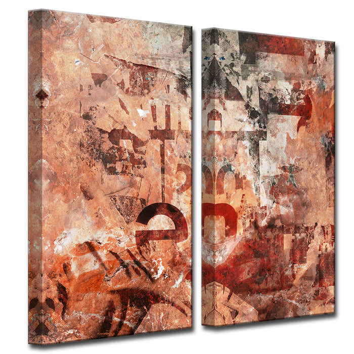 Abstract ABS XB' Wrapped Canvas Wall Art