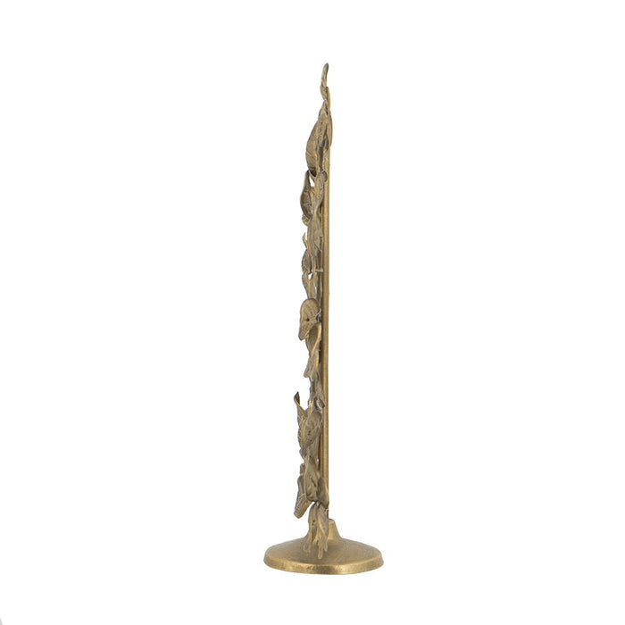 A&B Abstract Gold Iron 'Tree of Life' Sculpture 11" x 12" - Sculptures & Statues Merchandise