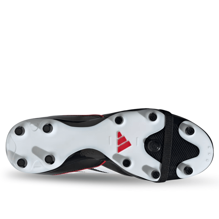 adidas Copa Gloro II FG Soccer Cleats (White/Black/Better Scarlet) | SoccerWearhouse