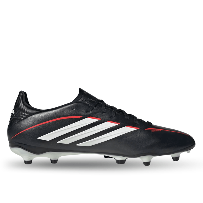 adidas Copa Pure IV League FG Soccer Cleats (Black/White/Lucid Red) | SoccerWearhouse