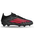 adidas Jr. F50 Elite Firm Ground Soccer Cleats (Black/Lucid Red) | SoccerWearhouse