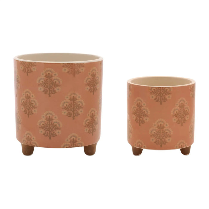 Melrose Amber Dolomite Container (2 Sizes) - Vases Merchandise