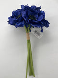 Allstate Anemone Bundle X6 Blue 12" - Uncategorized Silk
