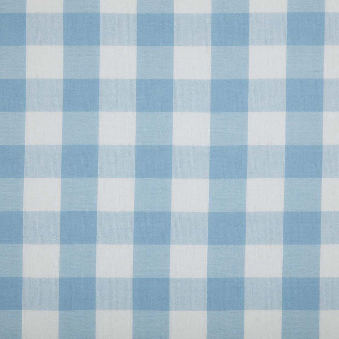 Annie Blue Buffalo Check Lined Swag Curtains - Primitive Star Quilt Shop