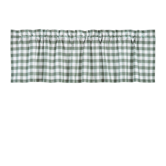Annie Green Buffalo Check Lined Valance 60" - Primitive Star Quilt Shop