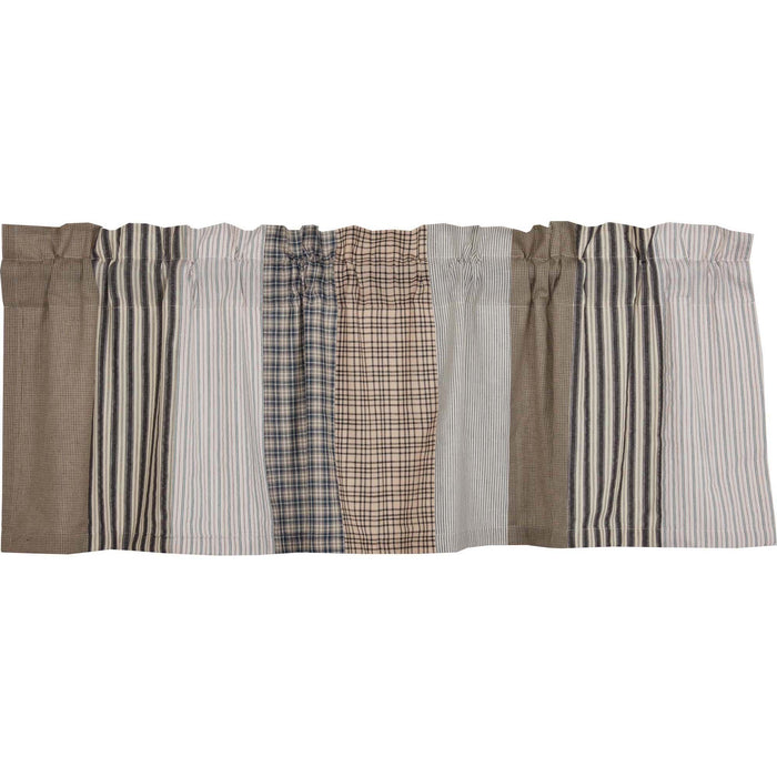 Ashmont Patchwork Lined Valance 60" - Primitive Star Quilt Shop