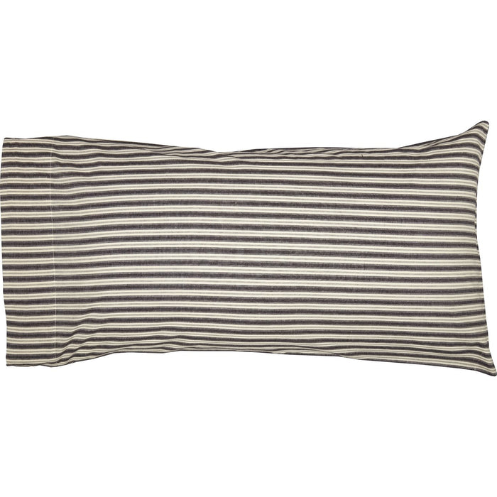 Ashmont Ticking Stripe King Pillow Case - Set of 2 - Primitive Star Quilt Shop