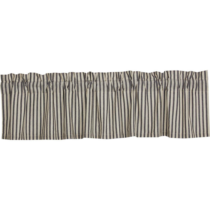 Ashmont Ticking Stripe Lined Valance 72" - Primitive Star Quilt Shop